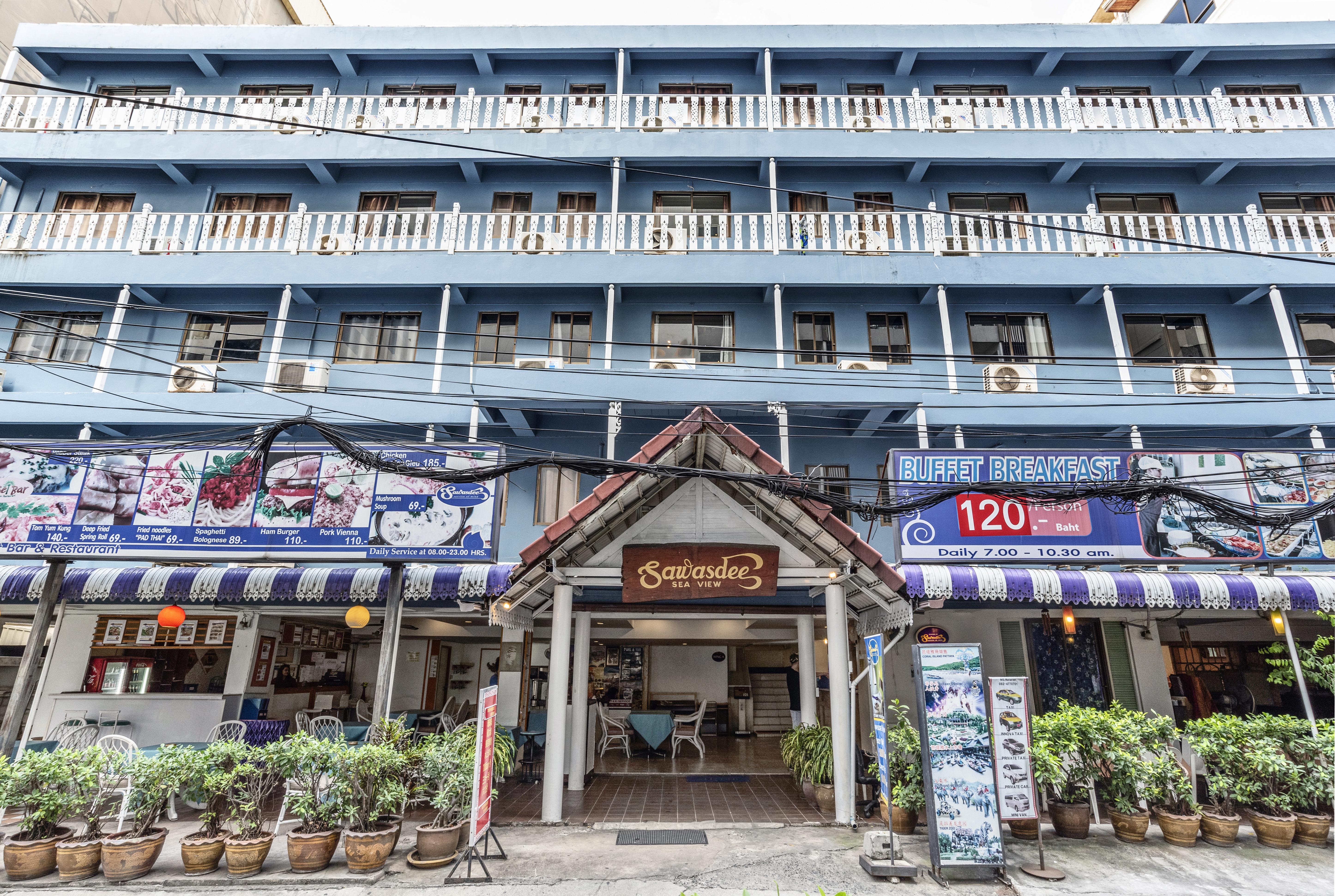 Hotel Sawasdee Sea View à Pattaya Extérieur photo